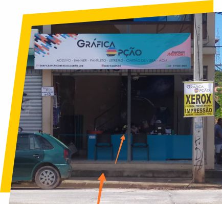 Antiga Fachada da Gráfica Opção