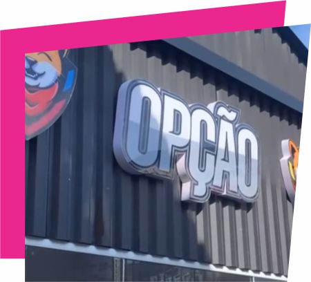 Novo Letreiro da Gráfica Opção